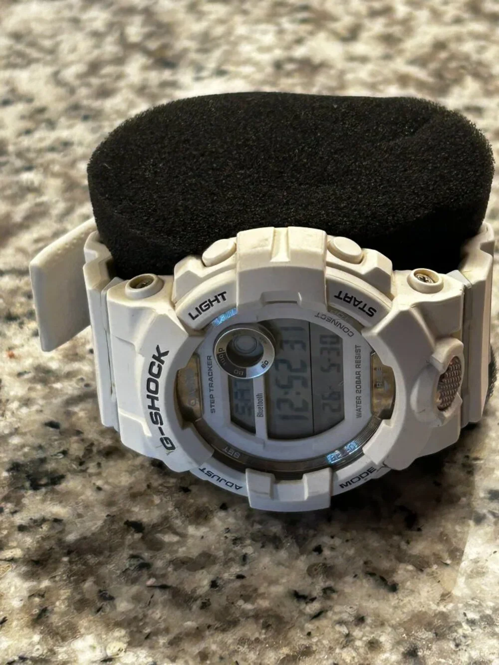 Casio G-Shock White Digital Bluetooth Fitness Watch